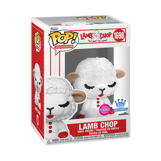 Funko Pop! Television: Lamb Chop - Lamb Chop (Flocked) #1698 [Funko Shop Exclusive]