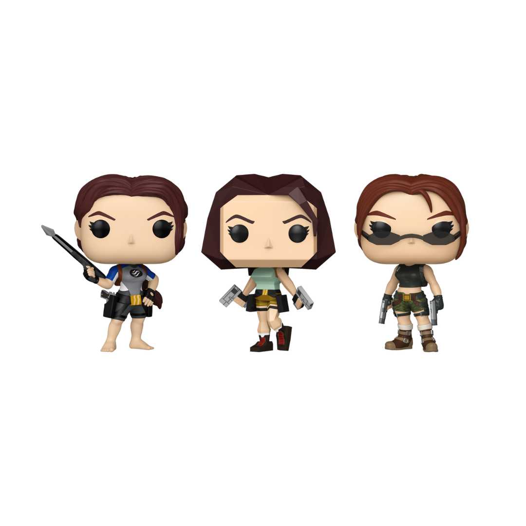 Funko Pop! Games: Lara Croft - TR2 Diving Suit / Polygonal / Angel of Darkness *PREORDER*