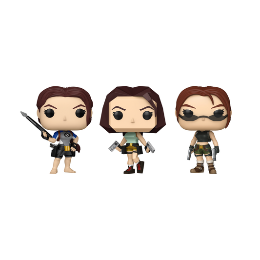 Funko Pop! Games: Lara Croft - TR2 Diving Suit / Polygonal / Angel of Darkness *PREORDER*