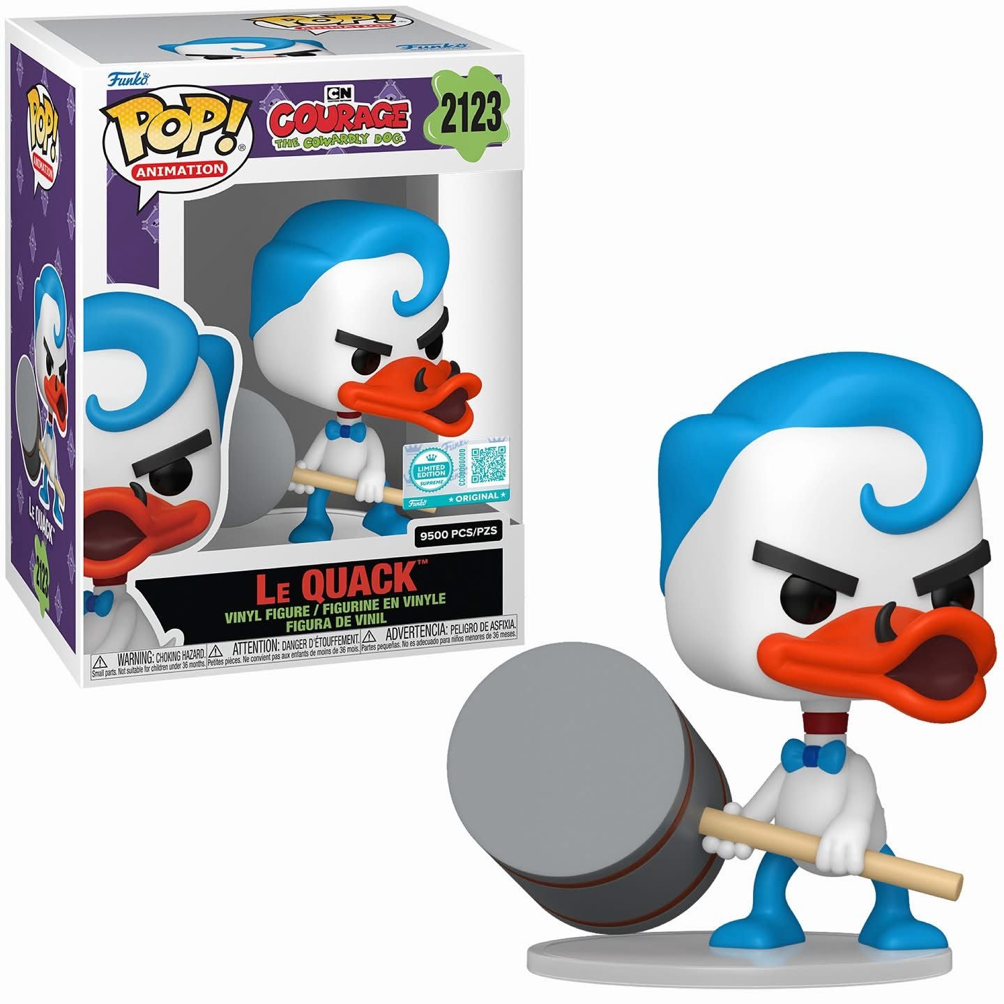 Funko Pop! Animation: Courage The Cowardly Dog - Le Quack #2123 [Funko Limited Edition - 9,500pcs]