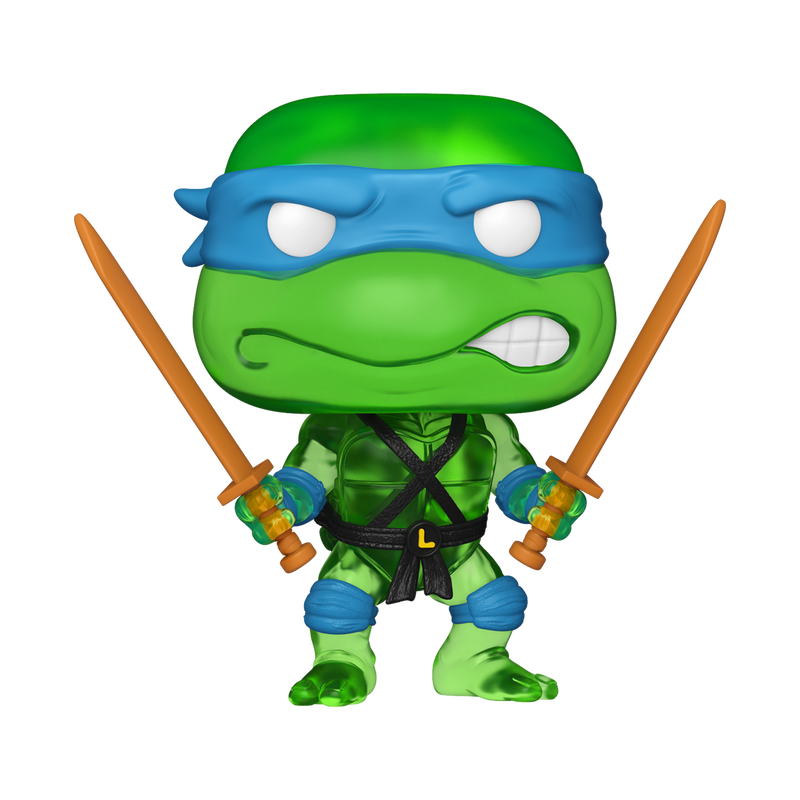 Funko Pop! Teenage Mutant Ninja Turtles (TMNT) - Leonardo (Translucent Green) #1704 [Funko Special Edition] *PREORDER*