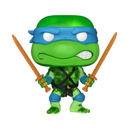 Funko Pop! Teenage Mutant Ninja Turtles (TMNT) - Leonardo (Translucent Green) #1704 [Funko Special Edition] *PREORDER*
