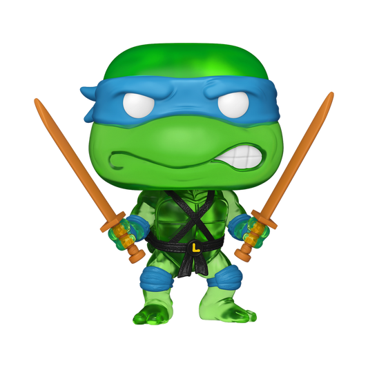 Funko Pop! Teenage Mutant Ninja Turtles (TMNT) - Leonardo (Translucent Green) #1704 [Funko Special Edition] *PREORDER*