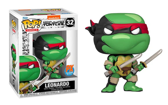 Funko Pop! Comics: Teenage Mutant Ninja Turtles (TMNT) - Leonardo #32 [PX Previews Exclusive]