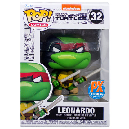 Funko Pop! Comics: Teenage Mutant Ninja Turtles (TMNT) - Leonardo #32 [PX Previews Exclusive]