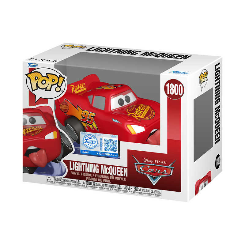 Funko Pop! Disney Pixar: Cars - Lightning McQueen (Leaping) #1800 [Funko Special Edition] *PREORDER*