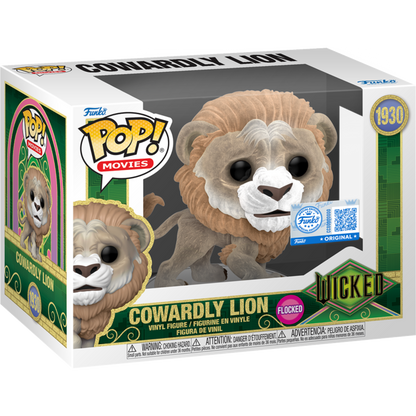 Funko Pop! Movies: Wicked - Elphaba with Grimmerie (Glitter) / Wicked Tin Man (Metallic) / Cowardly Lion (Flocked) *PREORDER*