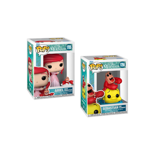 Funko Pop! Disney: The Little Mermaid - Ariel with Sebastian / Sebastian And Flounder *PREORDER*