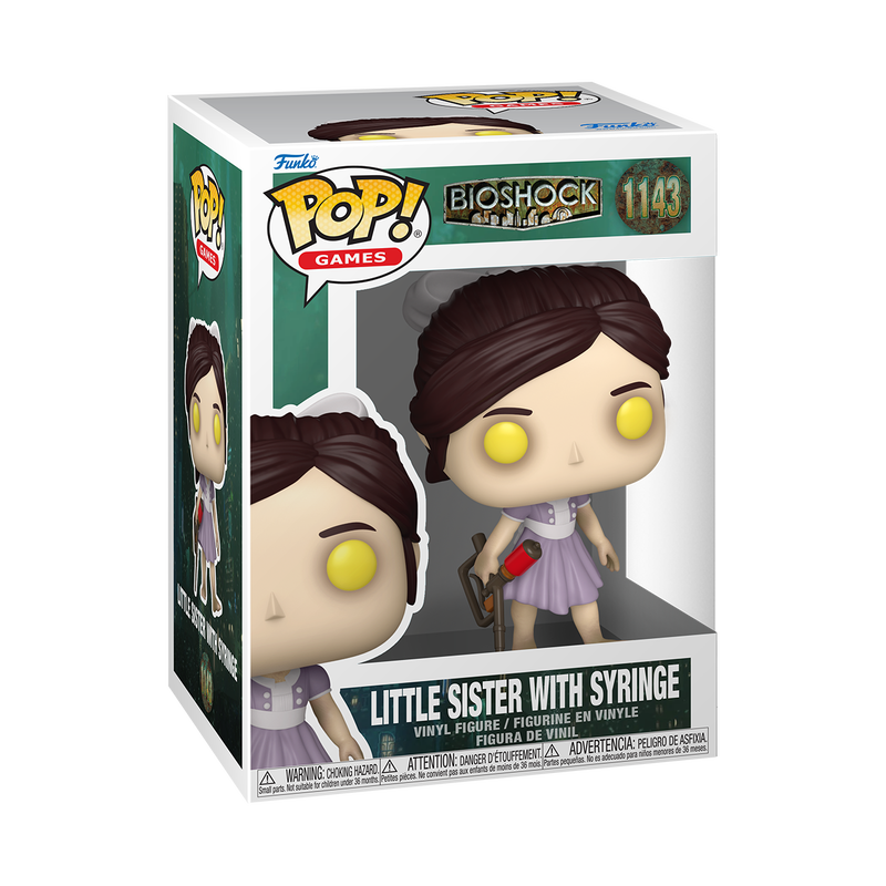 Funko Pop! Games: Bioshock - Little Sister with Syringe / Sander Cohen / Super 6" Bouncer Big Daddy