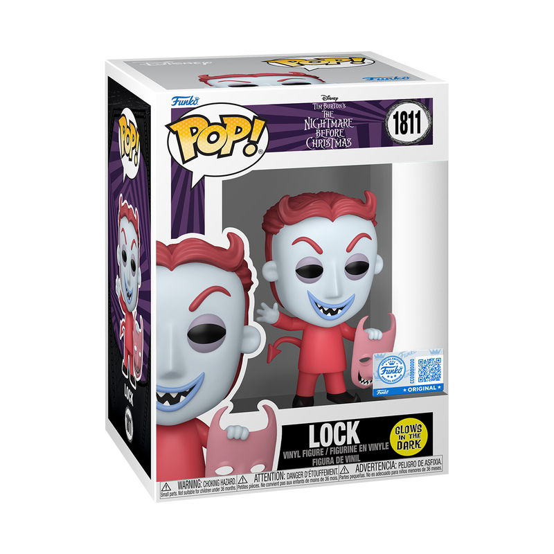 Funko Pop! Disney: Nightmare Before Christmas - Lock #1811 [Funko Special Edition - Glow-In-The-Dark (GITD)]