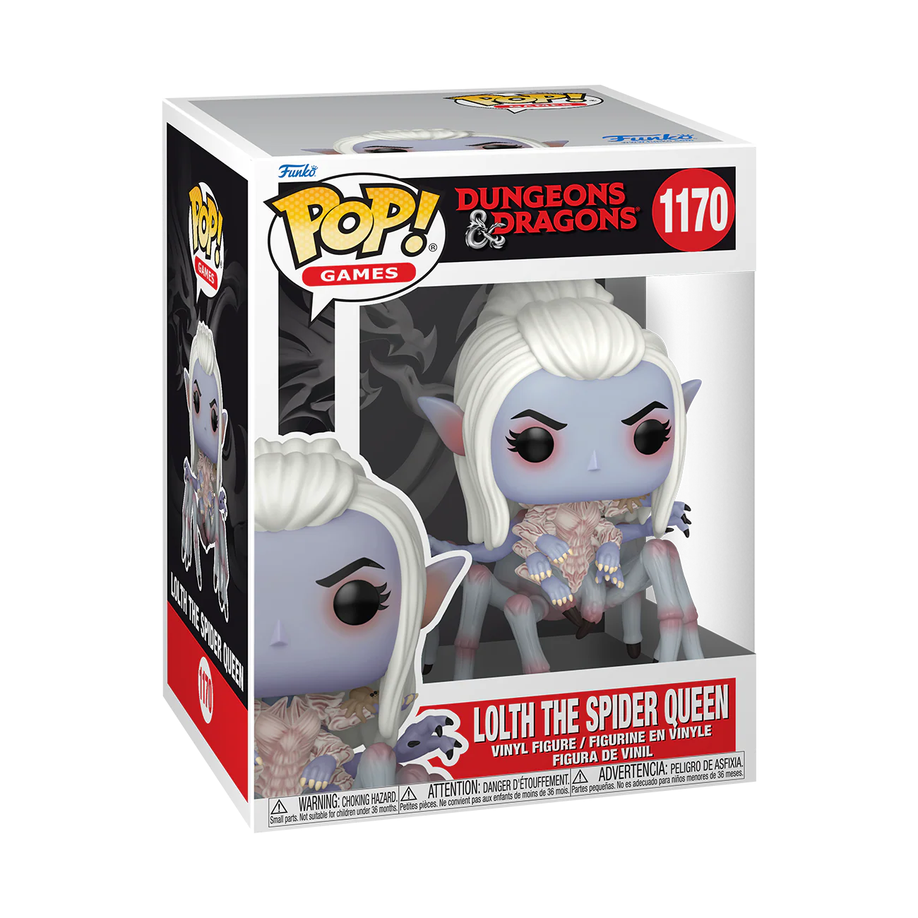 Funko Pop! Games: Dungeons & Dragons - Valindra / Strahd / Lolth / Blue Dragon Wyrmling *PREORDER*