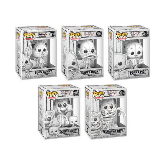 Funko Pop! Animation: Looney Tunes (Sketch) - Bugs Bunny / Daffy Duck / Porky Pig / Sylvester & Tweety / Tasmanian Devil *PREORDER*