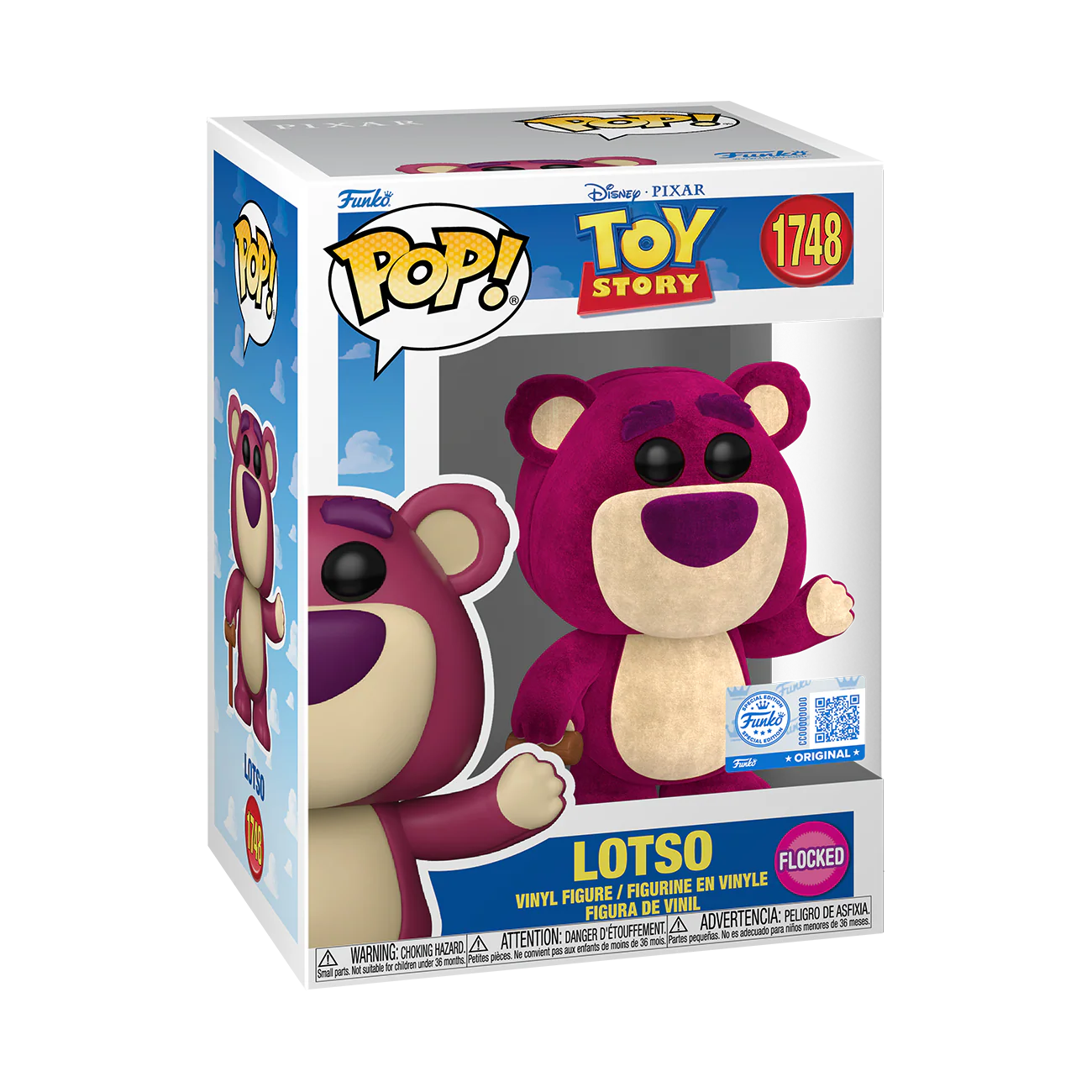 Funko Pop! Disney: Toy Story - Lotso (Flocked) #1748 [Funko Special Edition - Specialty Series Exclusive]