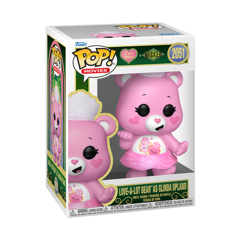 Funko Pop! Care Bears x Wicked - Grumpy Bear (Tin Man) / Tenderheart (Cowardly Lion) / Funshine (Scarecrow) / Love-A-Lot (Glinda) / Good Luck (Elphaba) *PREORDER*