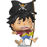 Funko Pop! Anime: One Piece - Monkey D. Luffy (with Flag) #2214 [Funko Special Edition - Entertainment Earth Exclusive] *PREORDER*