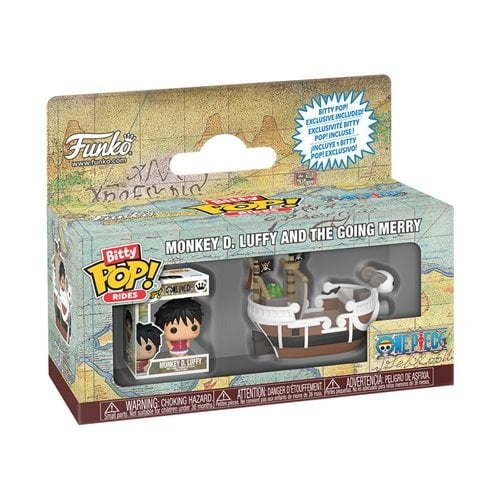 Funko Pop! Anime: One Piece - Bitty Pop Rides Monkey D. Luffy And The Going Merry
