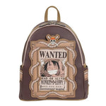 Loungefly: One Piece - Wanted Poster (Dead Or Alive) Monkey D. Luffy Mini Backpack [Entertainment Earth Exclusive] *PREORDER*