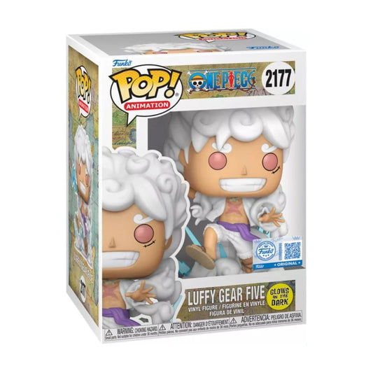 Funko Pop! Anime: One Piece - Luffy Gear Five #2177 [Funko Special Edition - GITD] *PREORDER*