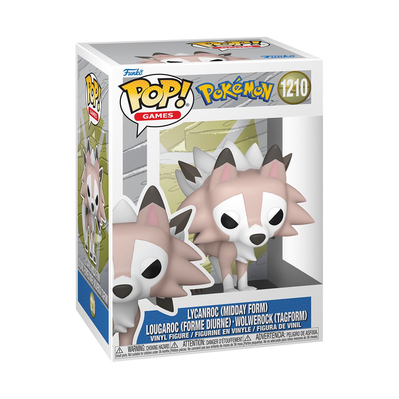 Funko Pop! Games: Pokemon - Lycanroc (Midday) / Lycanroc (Midnight) / Wartortle *PREORDER*