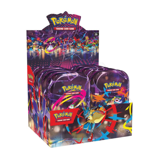 Pokemon TCG: Scarlet & Violet - Mega Evolution Mega Heroes Mini Tins Display Box