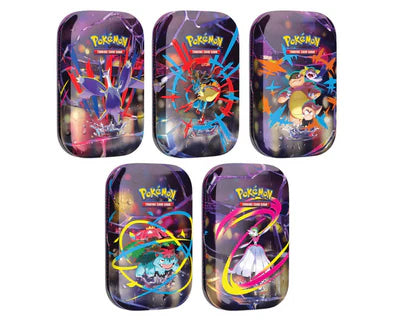 Pokemon TCG: Scarlet & Violet - Mega Evolution Mega Heroes Mini Tins Display Box