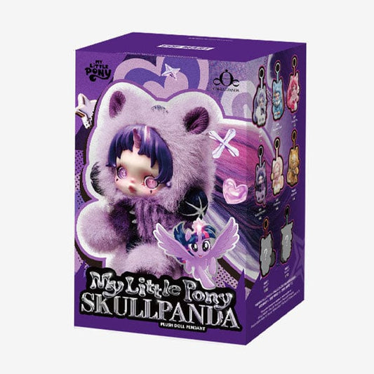 Popmart: Skullpanda X My Little Pony - Plush Doll Vinyl Pendant Keychain *PREORDER*