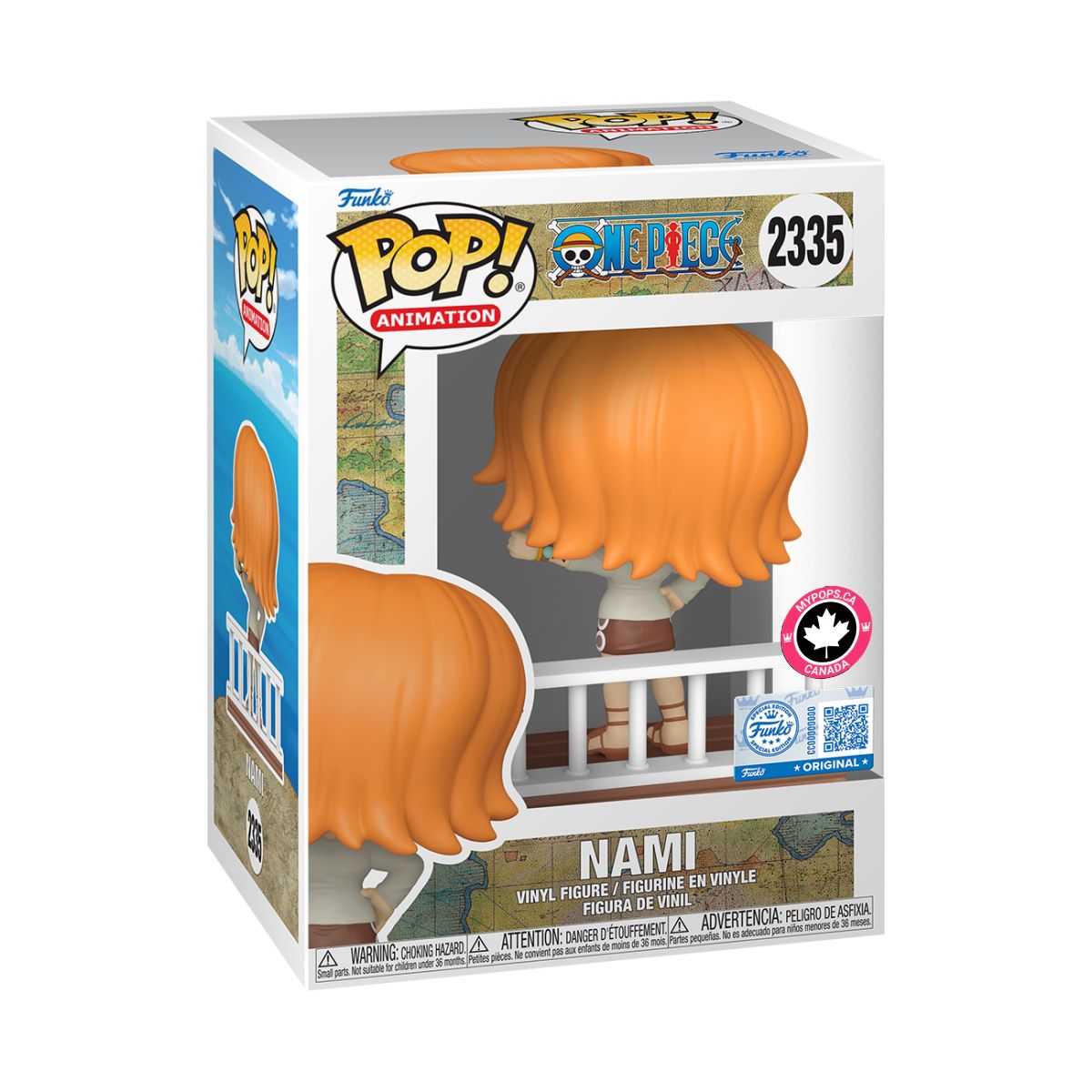 Funko Pop! Anime: One Piece (Straw Hat Pirates) - Luffy / Nami / Chopper (Flocked) / Sanji / Zoro / Usopp *PREORDER*