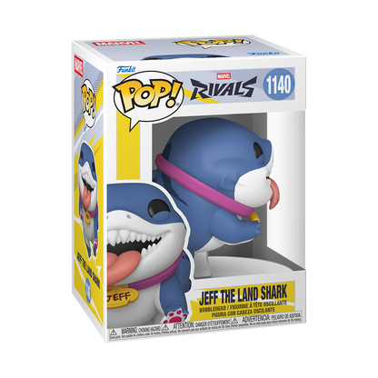 Funko Pop! Games: Marvel Rivals - Jeff the Land Shark #1140 / Pocket Pop Keychain