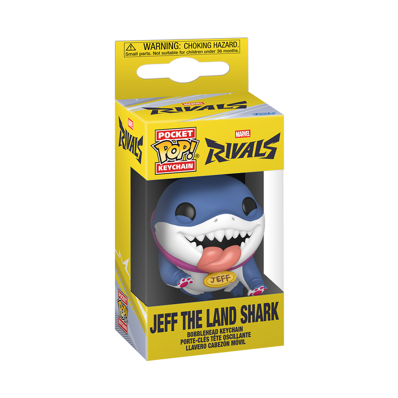Funko Pop! Games: Marvel Rivals - Jeff the Land Shark #1140 / Pocket Pop Keychain