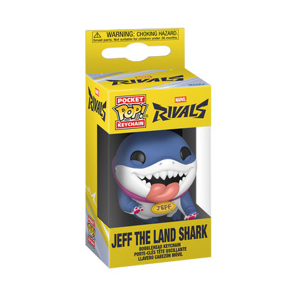 Funko Pop! Games: Marvel Rivals - Jeff the Land Shark #1140 / Pocket Pop Keychain
