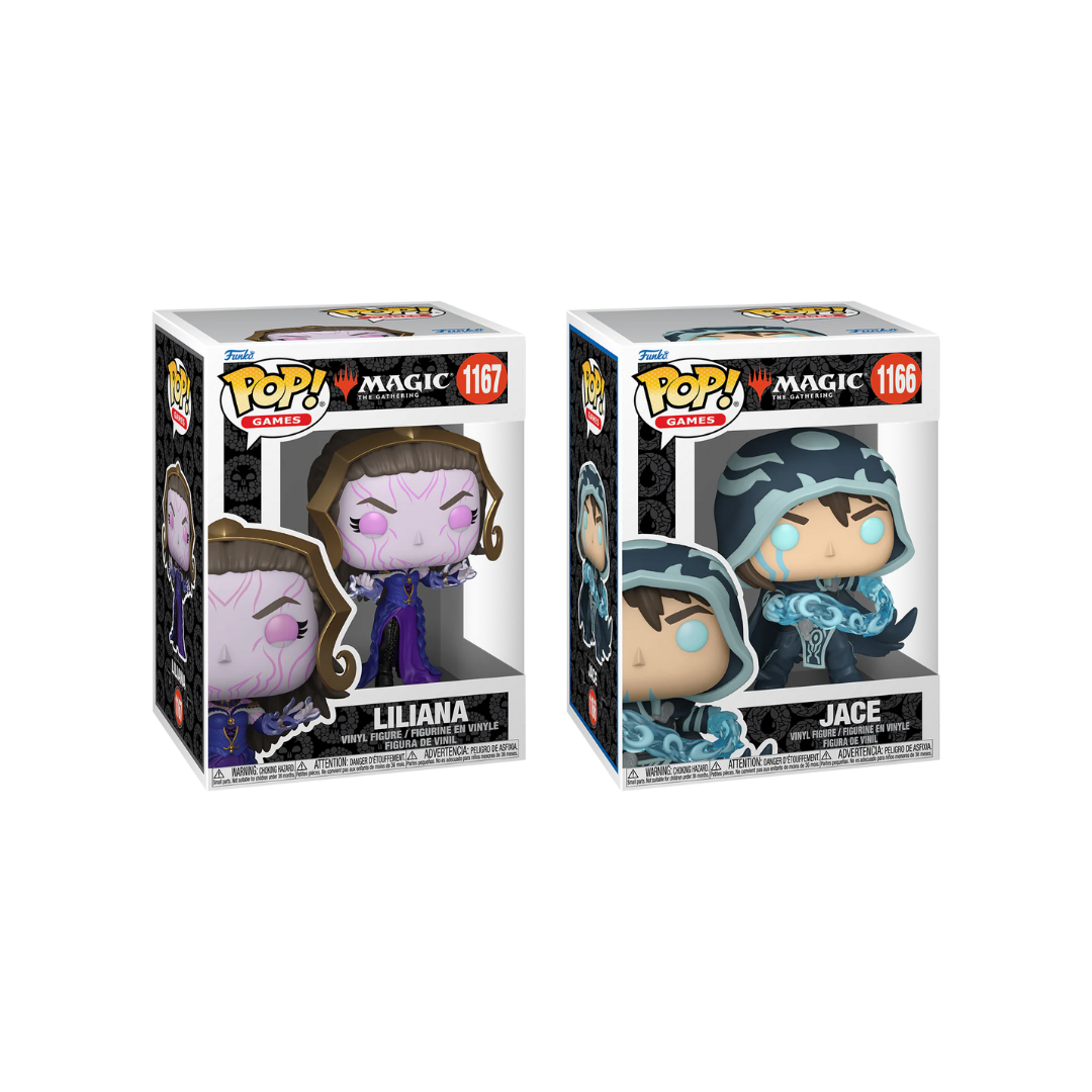 Funko Pop! Games: Magic The Gathering - Liliana #1167 / Jace #1166 *PREORDER*
