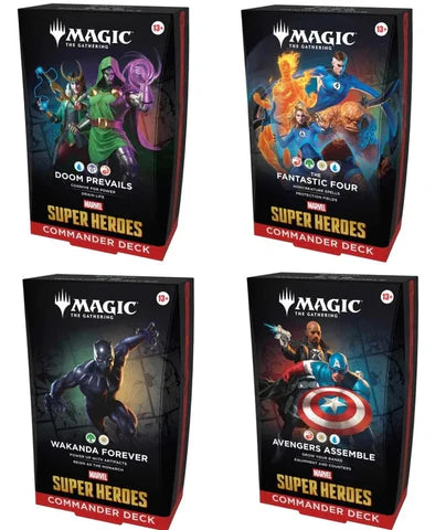 Magic The Gathering: Marvel Super Heroes - Commander Deck Set *PREORDER*