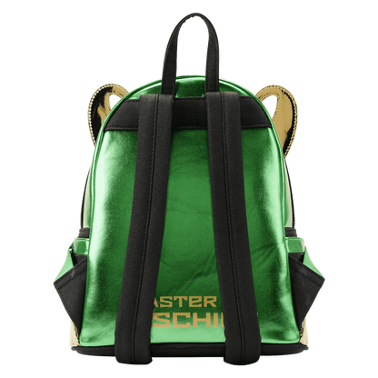 LOUNGEFLY Marvel Metallic Loki Cosplay Mini Backpack