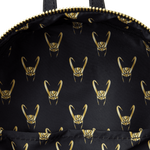 LOUNGEFLY Marvel Metallic Loki Cosplay Mini Backpack