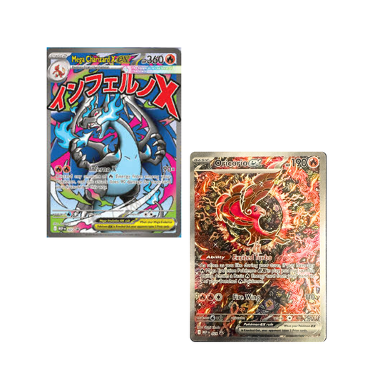 Pokemon TCG: Phantasmal Flames - Mega Charizard X UPC Promo Cards