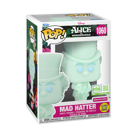 Funko Pop! Disney: Alice In Wonderland - Mad Hatter (Translucent Glow-In-The-Dark) #1060 [Funko Limited Edition - 5,000pcs] *PREORDER*