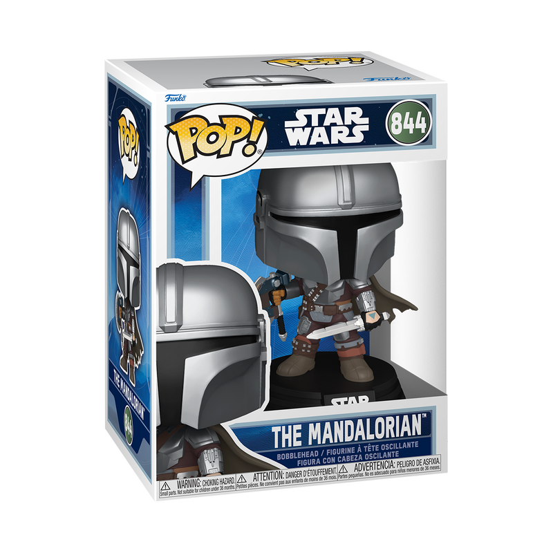 Funko Pop! Star Wars: The Mandalorian & Grogu - The Mandalorian (Dual Wield) #844