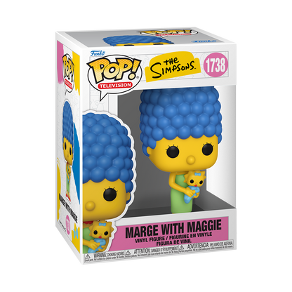 Funko Pop! Television: The Simpsons - Bart / Homer / Marge with Maggie / Mr. Burns / Lisa with Snowball II / Krusty with Mr. Teeny