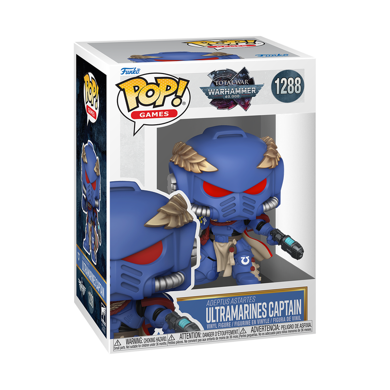 Funko Pop! Games: Warhammer 40,000 - Roboute Guilliman [Exclusive] / Ultramarines Captain / Astra Militarum Commisar / Ork Nob / Aeldari Ranger *PREORDER*