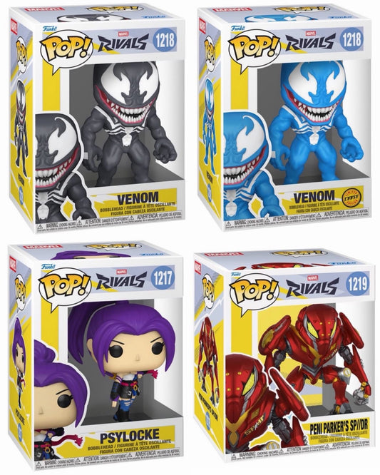 Funko Pop! Games: Marvel Rivals - Psylocke / Peni Parker's Sp/Dr / Venom *PREORDER*