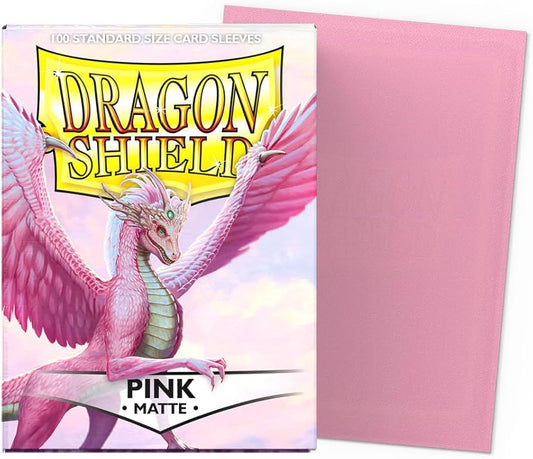 Dragon Shield - Matte Pink "Christa" 100ct Card Sleeves