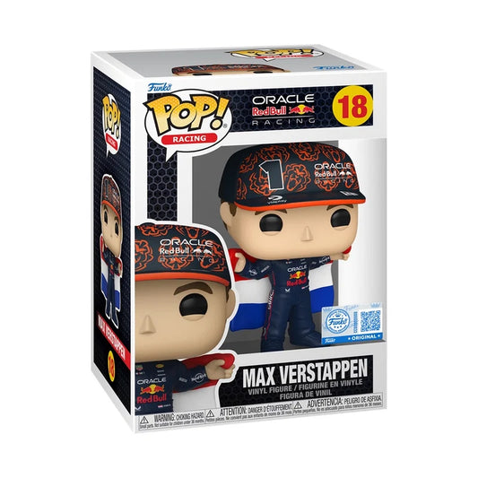 Funko Pop! Sports: Racing - Max Verstappen (with Dutch Flag) #18 [Funko Special Edition] *PREORDER*