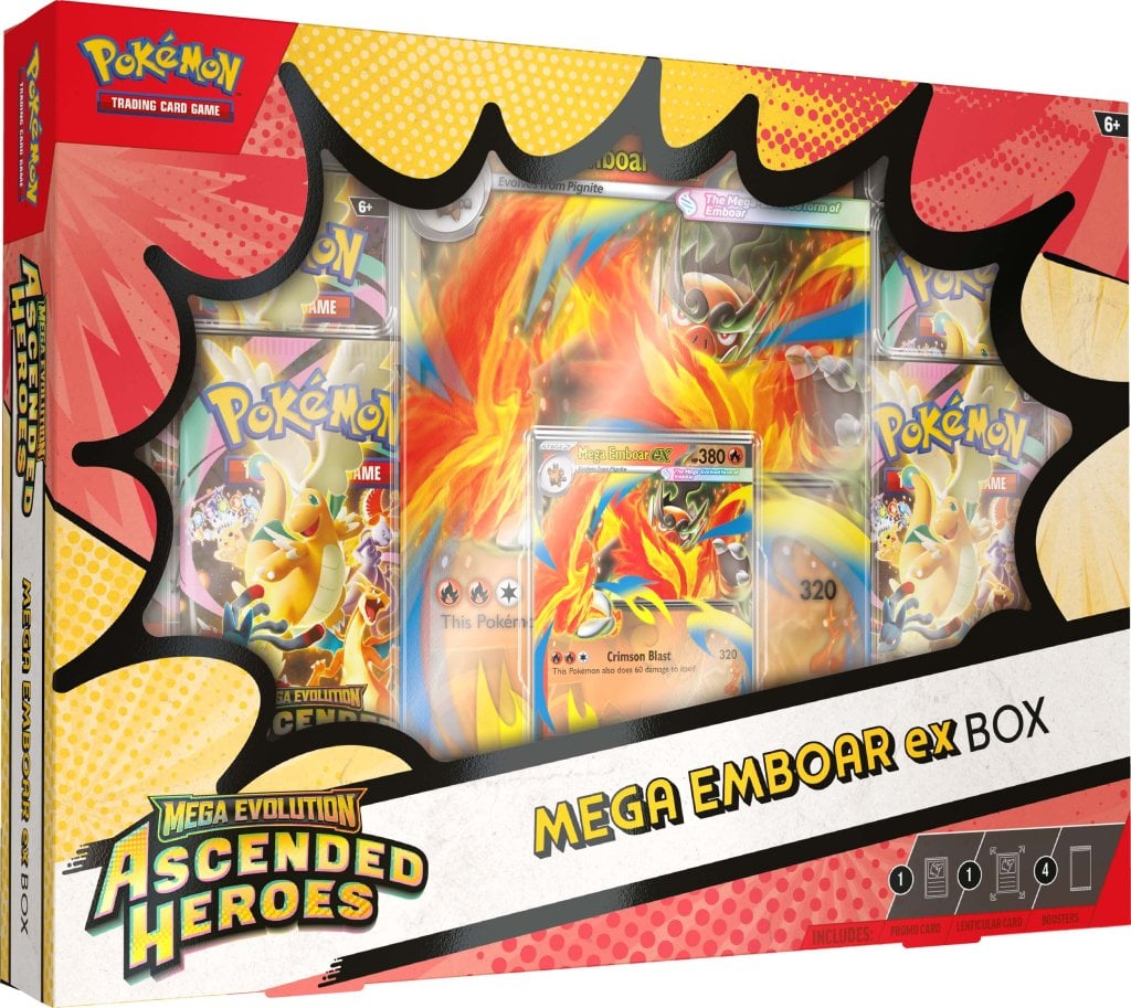 Pokemon TCG: Mega Evolutions - Ascended Heroes Mega EX Box