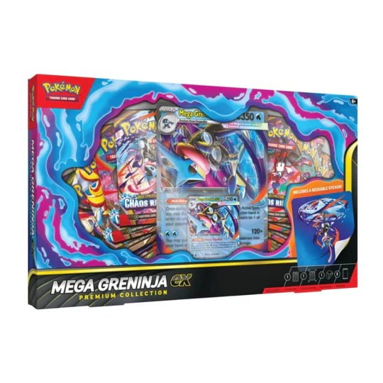Pokemon TCG: Mega Evolution - Mega Greninja ex Premium Collection Box Set *PREORDER*