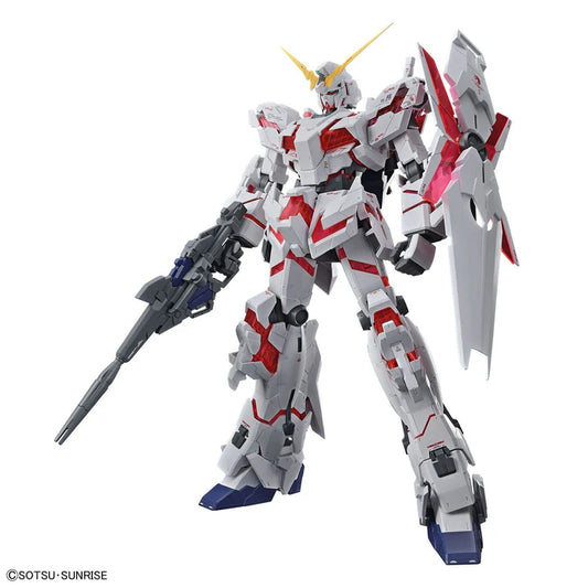 Gunpla - Full Psycho-Frame Prototype Mobile Suit Unicorn Gundam (Destroy Mode) Mega Size 1/48 Model Kit