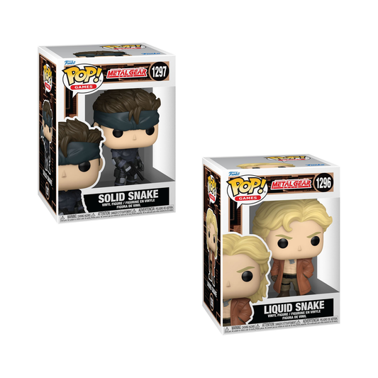 Funko Pop! Games: Metal Gear Solid - Solid Snake / Liquid Snake *PREORDER*
