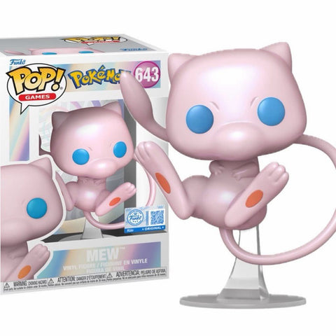 Funko Pop! Games: Pokemon - Mew (Pearlescent) #643 [Pokemon Center Exclusive] *PREORDER*