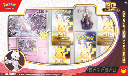 Pokemon TCG: 30th Celebration - Mew / Mewtwo Figure Collection Box Set *PREORDER*
