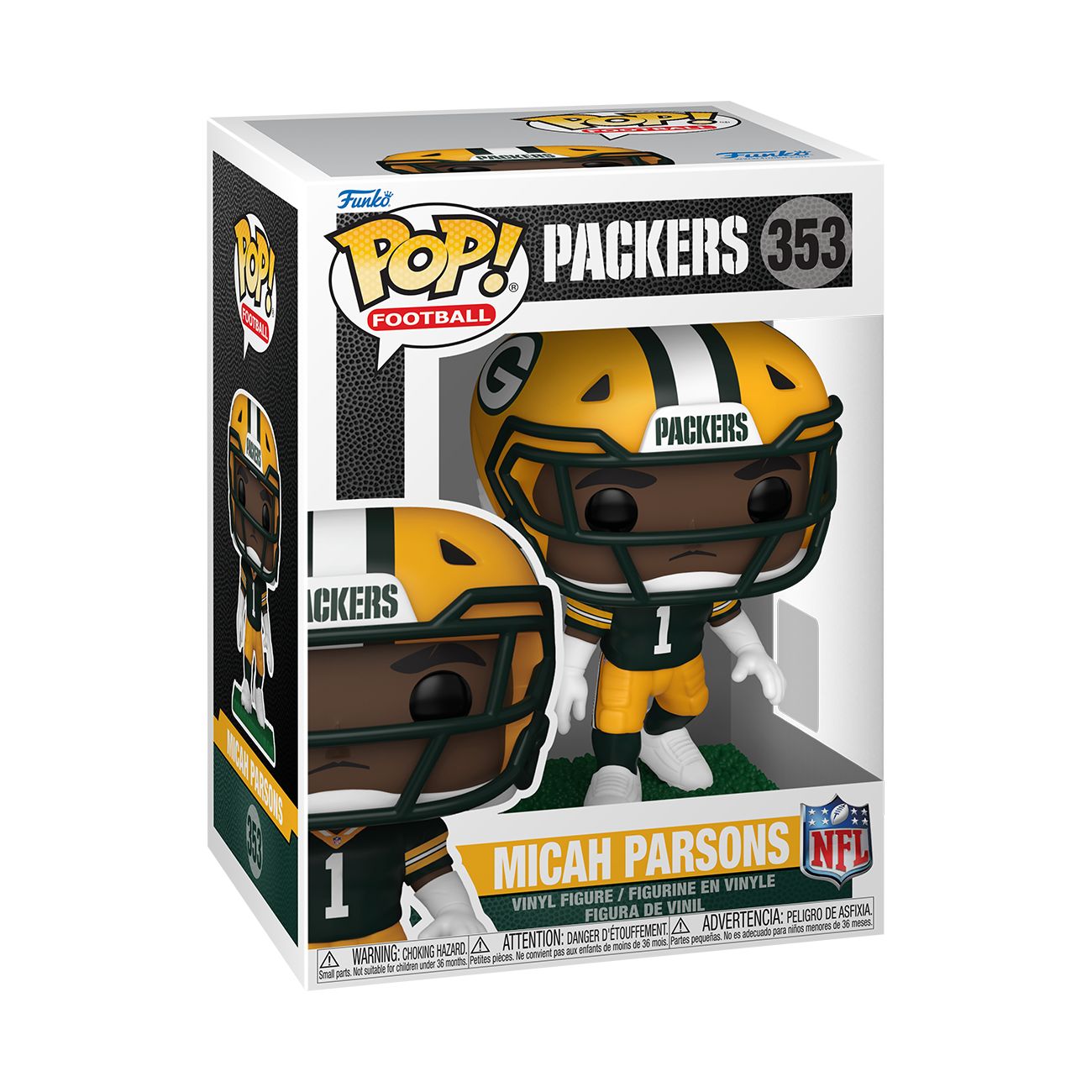 Funko Pop! Sports: NFL - Ja'Marr Chase / Josh Allen / Micah Parsons / Saquon Barkley / T.J. Watt *PREORDER*