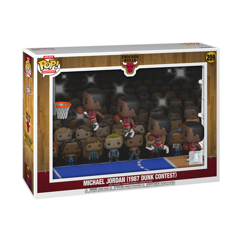 Funko Pop! Sports: NBA - Deluxe Moment Michael Jordan (1987 Dunk Contest) #209 *PREORDER*